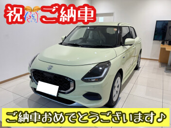新型スイフトご納車です♪